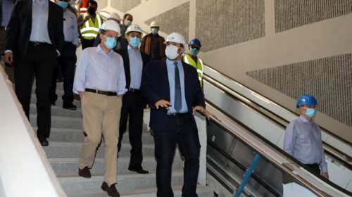 Επίσκεψη Καραμανλή στο νέο σταθμό του Μετρό &quot;Αγ. Βαρβάρα&quot; - Οι πρώτες εικόνες