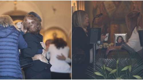 Σε κλίμα οδύνης το τελευταίο αντίο στην Κάτια Νικολαΐδου: Τραγική φιγούρα η μητέρα της - Ποιοι έδωσαν το παρών [εικόνες]