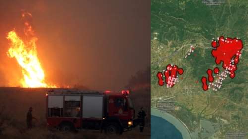 Φωτιά στην Αλεξανδρούπολη: Ενεργοποιήθηκε η υπηρεσία Copernicus – Σοκάρει ο δορυφορικός χάρτης με τα καμένα [Εικόνα]
