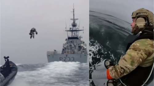 Οι ιπτάμενοι κομάντο του βρετανικού πολεμικού ναυτικού: Πετούν με στολές &quot;Iron Man&quot; [βίντεο]