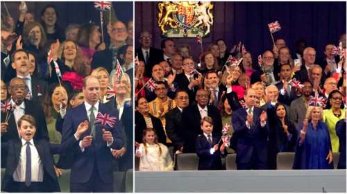 Παύλος - Μαρί Σαντάλ: Τρελό κέφι στη συναυλία για τη στέψη πίσω από τον Γουίλιαμ και την Καμίλα