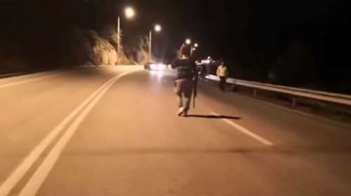 Λέσβος- απίστευτη εικόνα: Πολίτης με καραμπίνα πυροβολεί έξω από το στρατόπεδο