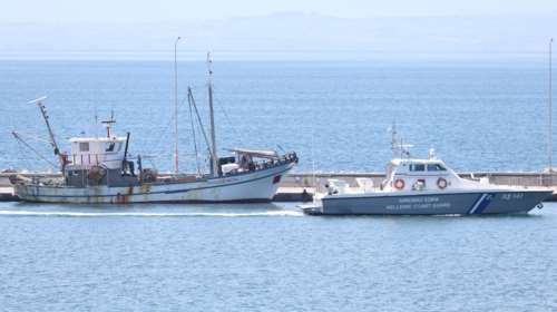 Γερμανική νάρκη ναυτικού τύπου &quot;ψάρεψε&quot; από το βυθό αλιευτικό σκάφος