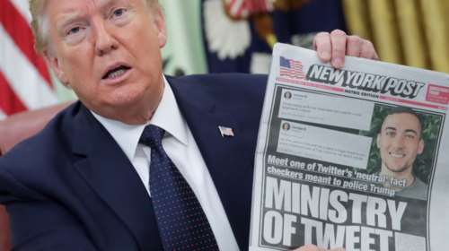 Νέο επεισόδιο στο &quot;σίριαλ Twitter&quot;: Μήνυμα Τραμπ για τη Μινεάπολη αναρτήθηκε στο λογαριασμό του Λευκού Οίκου