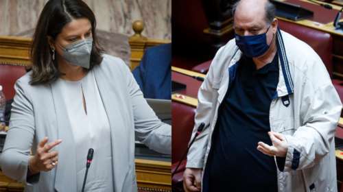 Βουλή: &quot;Χτύπημα κάτω από τη μέση&quot; του Φίλη στην Κεραμέως με αναφορές στα παιδιά της - Η αντίδραση της υπουργού