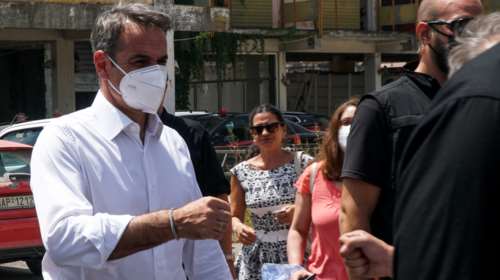 Μητσοτάκης στο Συντονιστικό: Όλες οι καμένες εκτάσεις θα κριθούν αναδασωτέες - Θα αποκαταστήσουμε το φυσικό περιβάλλον