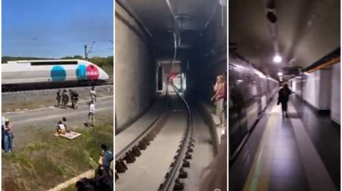 Μπλακ άουτ σε Ισπανία - Πορτογαλία: Επιβάτες περπατούν στο σκοτάδι ανάμεσα στις ράγες για να βγουν από τρένα και μετρό