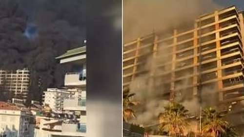 Τουρκία: Στις φλόγες  υπό ανακαίνιση ξενοδοχείο στην Αττάλεια - Δεν υπάρχουν θύματα