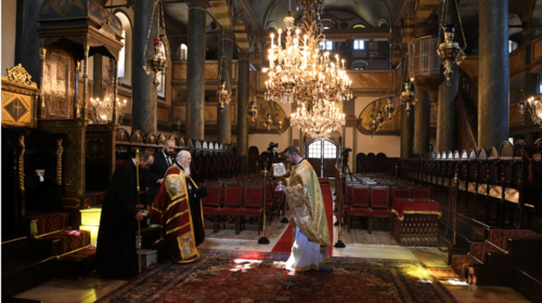 Κεκλεισμένων των θυρών εορτάστηκε η Κυριακή των Βαΐων στο Φανάρι