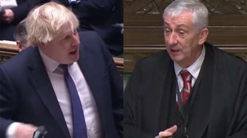Ο Πρόεδρος της βρετανικής Βουλής κατσάδιασε τον Τζόνσον: &quot;Πρωθυπουργέ καθίστε κάτω, εδώ κουμάντο κάνω εγώ&quot; [Βίντεο]