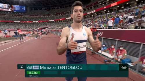 Ολυμπιακοί Αγώνες: Προκρίθηκε στον τελικό από το πρώτο άλμα με 8.22μ. ο &quot;ιπτάμενος&quot; Τεντόγλου [Βίντεο]