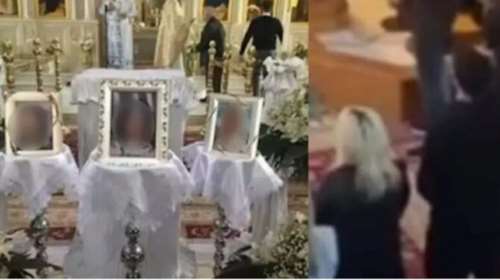 Πάτρα: Επεισόδιο στο μνημόσυνο των τριών παιδιών – Άνδρας εμπόδιζε την είσοδο στην εκκλησία