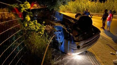 Σοκάρουν οι εικόνες από τροχαίο στην παραλιακή του Ηρακλείου [βίντεο]