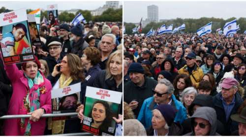 Ισραήλ: Χιλιάδες άνθρωποι συγκεντρώθηκαν σε Λονδίνο και Παρίσι για να αποτίσουν φόρο τιμής στα θύματα της 7ης Οκτωβρίου