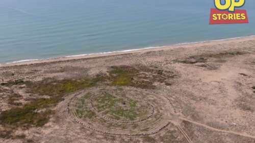 Γαστούνη Ηλείας. Η παραλία που κλείστηκε το ραντεβού με τους...εξωγήινους Up&#39;ο ψηλά