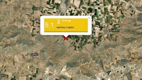 Τουρκία: Ισχυρή σεσιμική δόνηση 5,1 Ρίχτερ στο Ικόνιο