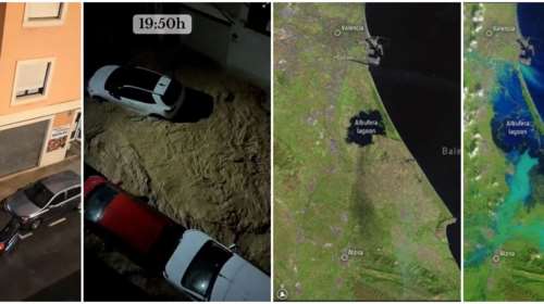 Βαλένθια: Συγκλονιστικό βίντεο δείχνει πώς οι δρόμοι έγιναν ποτάμια σε 33 λεπτά - Η θεομηνία άλλαξε το παραλιακό μέτωπο