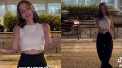 Viral: Χόρεψε ζεϊμπέκικο έξω από τη ΓΑΔΑ για να... ευχαριστήσει την αστυνομία για την προσφορά της