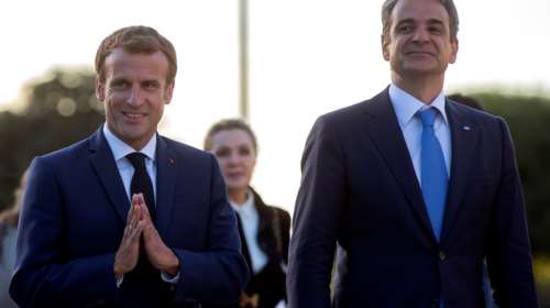 Μακρόν σε Μητσοτάκη για Rafale: &quot;Σε ευχαριστώ για την εμπιστοσύνη στην Ευρώπη της κοινής Άμυνας που χτίζουμε&quot;