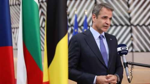 Συνάντηση Κυριάκου Μητσοτάκη - Όλαφ Σολτς στις Βρυξέλλες