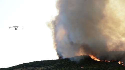 Σέρρες: Μαίνεται για 18η μέρα η φωτιά στο όρος Όρβηλος με τρεις εστίες