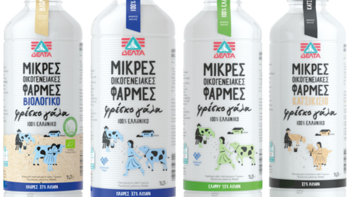 Η ΔΕΛΤΑ φέρνει το γάλα επιλεγμένων μικρών παραγωγών σε κάθε οικογένεια, τώρα σε νέα φιλικότερη προς το περιβάλλον φιάλη!