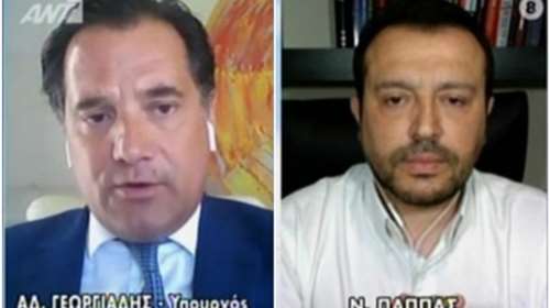 Άγριος καυγάς Γεωργιάδη - Παππά για την κασέτα Μιωνή: &quot;Τώρα μιλάω εγώ&quot; - &quot;Τι είσαι; Μέγας Ναπολέων;&quot; [βίντεο]