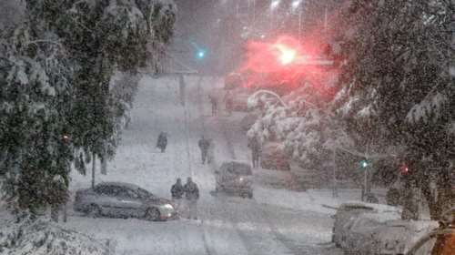 Κακοκαιρία Ελπίδα - Αρναούτογλου: Περισσότερες και πυκνότερες μπόρες χιονιού την Τρίτη