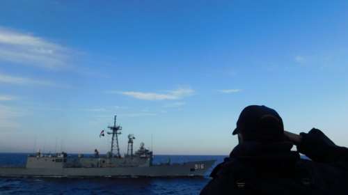 Κοινή στρατιωτική άσκηση Ελλάδας - Αιγύπτου με φρεγάτες στην Ανατολική Μεσόγειο [εικόνες]