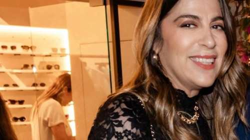 H Αθανασία Μαρινάκη με δαντελένια δημιουργία σε εγκαίνια boutique - Η κομψή εμφάνισή της