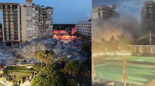 Τραγωδία στο Μαϊάμι: Η στιγμή που καταρρέει 12ωροφο συγκρότημα κατοικιών - Ένας νεκρός, 99 οι αγνοούμενοι [Βίντεο]