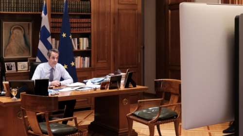 Κορονοϊός: Ο Κυριάκος Μητσοτάκης ευχήθηκε &quot;περαστικά και ταχεία ανάρρωση&quot; στον γιο του Αλέξη Τσίπρα