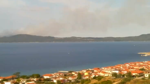 Μάχη με τις φλόγες στο Αγιον Ορος - Eνισχύθηκαν οι πυροσβέστες που παλεύουν με τη φωτιά [Βίντεο]