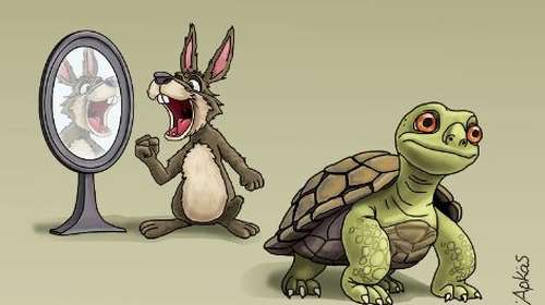 Το καυστικό σκίτσο του Αρκά για... τον λαγό και τη χελώνα [εικόνα]