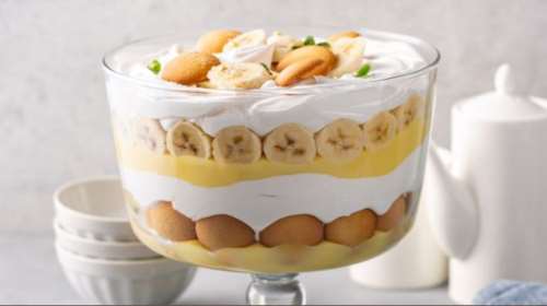Trifle με κρέμα και μπανάνες: Εύκολο, νόστιμο και σπιτικό