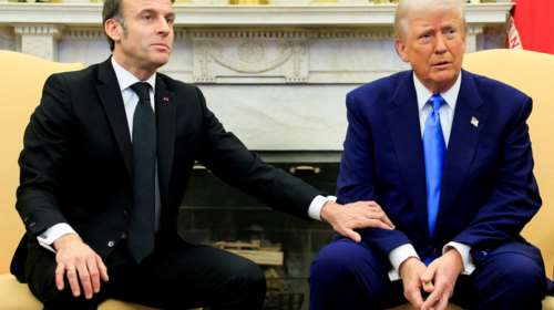 Προειδοποίηση Μακρόν σε Πούτιν: &quot;Ετοιμάζουμε κυρώσεις μαζί με τις ΗΠΑ για τη Ρωσία&quot;
