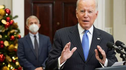 Μετάλλαξη Όμικρον - Επιχείρηση καθησυχασμού από τον Τζο Μπάιντεν: Οχι σε lockdown ή νέα περιοριστικά μέτρα