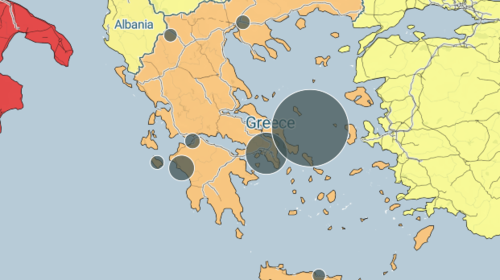 Κορονοϊός: Δείτε την εξάπλωση του ιού στην Ελλάδα από το iMEdD Lab - Διαδραστικός χάρτης