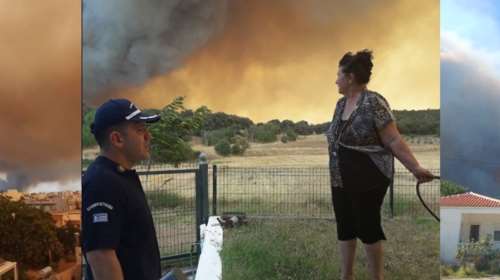 Ανεξέλεγκτη η φωτιά στην Αλεξανδρούπολη: Καίγονται σπίτια και μοναστήρι- Αναφορές για εγκλωβισμένους, εκκενώθηκε το χωριό SOS
