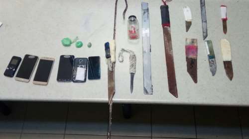 Έφοδος στις φυλακές Δομοκού: Βρέθηκαν μαχαίρια,σουβλιά και ηρωίνη