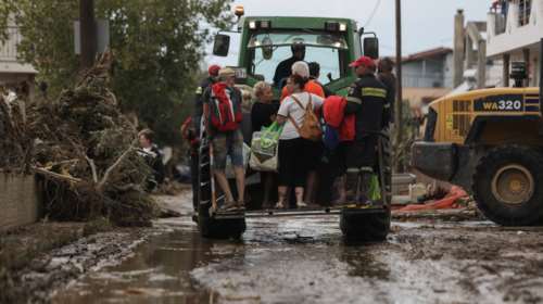 Εύβοια: Συγκλονιστικό βίντεο από drone δείχνει από ψηλά την καταστροφή από τη θεομηνία στα Πολιτικά