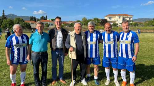 Πασχάλης Τερζής: Σπάνια εμφάνιση σε φιλικό αγώνα παλαίμαχων ποδοσφαιριστών [Εικόνες]