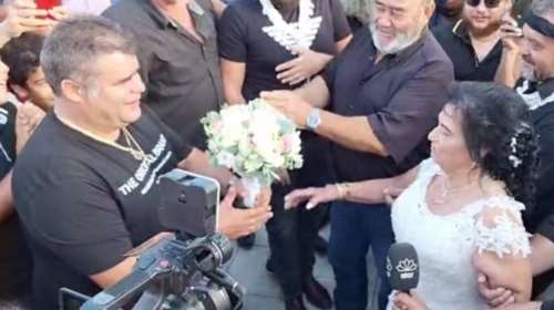 Ο γάμος της χρονιάς στην Κρήτη: Παντρεύτηκαν η 82χρονη Παρασκιώ και ο 41χρονος Κωστής