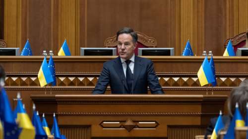 Στο Κίεβο ο Ρούτε - Ομιλία στην ουκρανική Βουλή