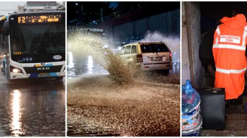 Live η πορεία της κακοκαιρίας Byron: Πάνω από 70.000 κεραυνοί - Πού &quot;πνίγηκαν&quot; στη λάσπη από τη θεομηνία