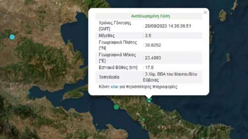 Αναστάτωση στην Εύβοια: Μετά τις πλημμύρες έγινε και σεισμός στο Μαντούδι