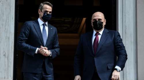 Μητσοτάκης-Μισούστιν: Στο τραπέζι το ενδεχόμενο επιπλέον βοήθειας σε αεροπορικά μέσα