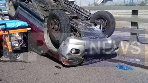 Σοβαρό τροχαίο με τραυματίες γυναίκα και παιδί στον Κηφισό: Απίστευτο μποτιλιάρισμα χιλιομέτρων