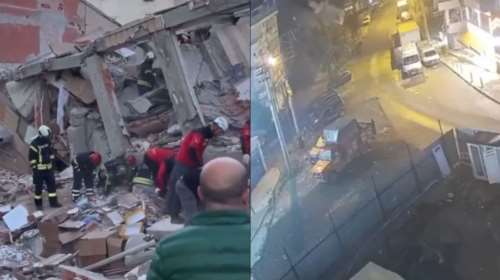 Συγκλονιστικά βίντεο από την Τουρκία: Η στιγμή που γκρεμίζεται η πολυώροφη πολυκατοικία και ένας τεράστιος τοίχος αντιστήριξης