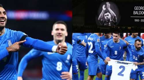 &quot;Για τον Μπάλντοκ&quot;: Μπαλάρα στο Γουέμπλεϊ η Εθνική κόντρα στην Αγγλία και έκανε το θαύμα (1-2) - Ανατριχίλα δείχνοντας το πένθος ο Παυλίδης